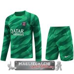 Thailandia Home Manica Lunga Maglia Calcio Portiere Set Completo Uomo Paris Saint Germain 2023-24 Verde Thailandia Home Manica Lunga Maglia Calcio Portiere Set Completo Uomo Paris Saint Germain 2023-24 Verde
