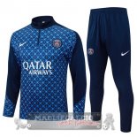 Set Completo Felpa Allenamento Formazione Paris Saint Germain 2025 2026 Blu Set Completo Felpa Allenamento Formazione Paris Saint Germain 2025 2026 Blu