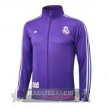 Lunga Zip Giacca Real Madrid 2025 2026 I Purpureo Lunga Zip Giacca Real Madrid 2025 2026 I Purpureo