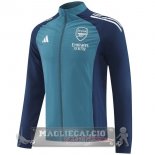 Giacca a vento Arsenal 2025 2026 Blu Verde Giacca a vento Arsenal 2025 2026 Blu Verde
