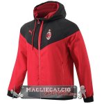 AC Milan Rosso Nero Giacca A Vento 2023-24 AC Milan Rosso Nero Giacca A Vento 2023-24