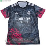 Thailandia speciale Maglia Calcio Real Madrid 2025 2026 Nero Rosso Thailandia speciale Maglia Calcio Real Madrid 2025 2026 Nero Rosso