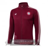 Lunga Zip Giacca Bayern Munich 2025 2026 Borgogna Lunga Zip Giacca Bayern Munich 2025 2026 Borgogna