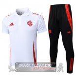 Internacional Bianco Nero Maglia POLO Set Completo 2025 2026 Internacional Bianco Nero Maglia POLO Set Completo 2025 2026