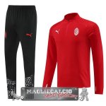 AC Milan Insieme Completo Nero I Rosso Felpa Da Allenamento 2023-24 AC Milan Insieme Completo Nero I Rosso Felpa Da Allenamento 2023-24