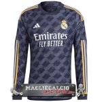 Tailandia Away Giocatori Manica lunga Maglia Calcio Real Madrid 2023-24 Tailandia Away Giocatori Manica lunga Maglia Calcio Real Madrid 2023-24