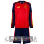 Spagna Set Completo Bambino Manica lunga Calcio Home 2026 Spagna Set Completo Bambino Manica lunga Calcio Home 2026