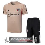 Sao Paulo Formazione Set Completo Maglia Calcio 2023-24 Giallo Arancione Nero Sao Paulo Formazione Set Completo Maglia Calcio 2023-24 Giallo Arancione Nero