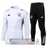 Set Completo Lunga Zip Giacca Germania 2025 Bianco I Nero Set Completo Lunga Zip Giacca Germania 2025 Bianco I Nero
