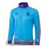Lunga Zip Giacca Real Madrid 2025 2026 Blu Purpureo Lunga Zip Giacca Real Madrid 2025 2026 Blu Purpureo
