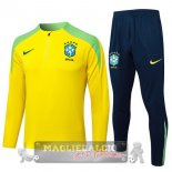 Set Completo Sudadera Formazione Brasilee 2024 Giallo Blu I Verde Set Completo Sudadera Formazione Brasilee 2024 Giallo Blu I Verde