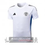 Maglia Formazione Manchester United 2025 2026 Bianco Blu Maglia Formazione Manchester United 2025 2026 Bianco Blu