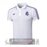 Real Madrid Bianco Purpureo Maglia POLO 2025 2026 Real Madrid Bianco Purpureo Maglia POLO 2025 2026