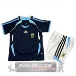 Set Completo De Maglia Bambino Argentina Retro Away 2006 Set Completo De Maglia Bambino Argentina Retro Away 2006