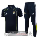 Real Madrid Blu Navy I Verde Maglia POLO Set Completo 2025 2026 Real Madrid Blu Navy I Verde Maglia POLO Set Completo 2025 2026