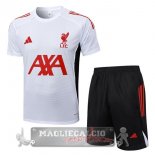 Set Completo Maglia Formazione Liverpool 2025 2026 Bianco Rosso Nero Set Completo Maglia Formazione Liverpool 2025 2026 Bianco Rosso Nero