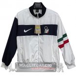 Giacca a vento Italia 2025 Bianco Blu Giacca a vento Italia 2025 Bianco Blu