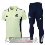 Real Madrid Verde Luce Nero Maglia POLO Set Completo 2025 2026 Real Madrid Verde Luce Nero Maglia POLO Set Completo 2025 2026