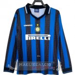 Home Manica lunga Inter Milán Retro 1997 1998 Home Manica lunga Inter Milán Retro 1997 1998