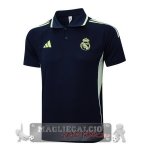 Real Madrid Blu Navy Verde Maglia POLO 2025 2026 Real Madrid Blu Navy Verde Maglia POLO 2025 2026