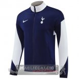 Lunga Zip Giacca Tottenham Hotspur 2025 2026 Blu Bianco Lunga Zip Giacca Tottenham Hotspur 2025 2026 Blu Bianco