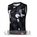 Maglia Senza Maniche Formazione Corinthians Paulista 2025 2026 Nero Grigio Maglia Senza Maniche Formazione Corinthians Paulista 2025 2026 Nero Grigio
