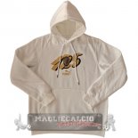 Felpe Con Cappuccio AC Milan 2025 2026 Bianco Giallo Felpe Con Cappuccio AC Milan 2025 2026 Bianco Giallo