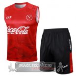 Formazione Sin Mangas Set Completo Napoli 2024 2025 Rosso Bianco Nero Formazione Sin Mangas Set Completo Napoli 2024 2025 Rosso Bianco Nero