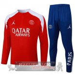 Set Completo Felpa Allenamento Formazione Paris Saint Germain 2025 2026 Rosso Bianco Blu Set Completo Felpa Allenamento Formazione Paris Saint Germain 2025 2026 Rosso Bianco Blu