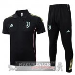 Juventus Nero Maglia POLO Set Completo 2025 2026 Juventus Nero Maglia POLO Set Completo 2025 2026