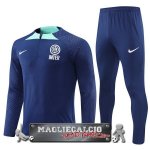 Inter Milan Giocatori Insieme Completo Blu Bambino Felpa Da Allenamento 2022-23 Inter Milan Giocatori Insieme Completo Blu Bambino Felpa Da Allenamento 2022-23