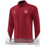 Lunga Zip Giacca Paris Saint Germain 2025 2026 Rosso Bianco Lunga Zip Giacca Paris Saint Germain 2025 2026 Rosso Bianco