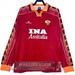 Home Maglia Calcio Manica lunga As Roma Retro 1998 1999 Home Maglia Calcio Manica lunga As Roma Retro 1998 1999