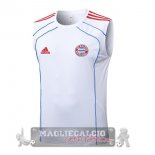 Formazione Senza Maniche Maglia Bayern Monaco 2025 2026 Bianco Blu Formazione Senza Maniche Maglia Bayern Monaco 2025 2026 Bianco Blu