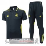 Real Madrid Grigio Navy Verde Maglia POLO Set Completo 2025 2026 Real Madrid Grigio Navy Verde Maglia POLO Set Completo 2025 2026