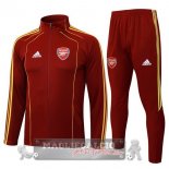 Set Completo Lunga Zip Giacca Arsenal 2025 2026 Rosso Giallo Set Completo Lunga Zip Giacca Arsenal 2025 2026 Rosso Giallo