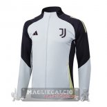 Lunga Zip Giacca Juventus 2025 2026 Grigio Nero Lunga Zip Giacca Juventus 2025 2026 Grigio Nero