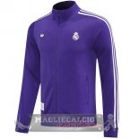 Lunga Zip Giacca Real Madrid 2025 2026 Purpureo Lunga Zip Giacca Real Madrid 2025 2026 Purpureo