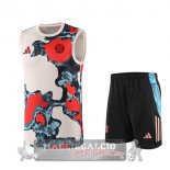 Set Completo Formazione Senza Maniche Maglia Bayern Monaco 2025 2026 Giallo Rosso Nero Set Completo Formazione Senza Maniche Maglia Bayern Monaco 2025 2026 Giallo Rosso Nero