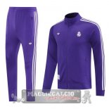 Set Completo Lunga Zip Giacca Real Madrid 2025 2026 Purpureo Set Completo Lunga Zip Giacca Real Madrid 2025 2026 Purpureo