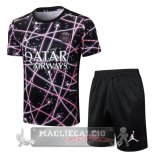 Set Completo Maglia Formazione Paris Saint Germain 2025 2026 Nero Rosa Set Completo Maglia Formazione Paris Saint Germain 2025 2026 Nero Rosa