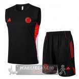 Set Completo Formazione Senza Maniche Maglia Bayern Monaco 2025 2026 Nero Rosso Set Completo Formazione Senza Maniche Maglia Bayern Monaco 2025 2026 Nero Rosso