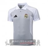 Real Madrid Grigio Bianco Maglia POLO 2025 2026 Real Madrid Grigio Bianco Maglia POLO 2025 2026