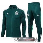 Messico Insieme Completo Verde Giacca Lunga Zip 2023 Messico Insieme Completo Verde Giacca Lunga Zip 2023