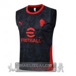 Formazione Senza Maniche AC Milan 2025 2026 Nero Rosso Formazione Senza Maniche AC Milan 2025 2026 Nero Rosso