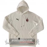 Felpe Con Cappuccio AC Milan 2025 2026 Bianco Felpe Con Cappuccio AC Milan 2025 2026 Bianco