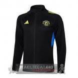 Lunga Zip Giacca Manchester United 2025 2026 Nero Giallo Blu Lunga Zip Giacca Manchester United 2025 2026 Nero Giallo Blu