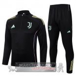 Set Completo Felpa Allenamento Formazione Juventus 2025 2026 Nero Rosa Set Completo Felpa Allenamento Formazione Juventus 2025 2026 Nero Rosa