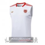 Formazione Senza Maniche Maglia Bayern Monaco 2025 2026 Bianco Rosso Formazione Senza Maniche Maglia Bayern Monaco 2025 2026 Bianco Rosso