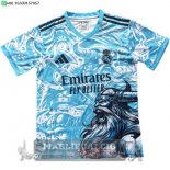 Thailandia speciale Maglia Calcio Real Madrid 2025 2026 Blu Bianco Thailandia speciale Maglia Calcio Real Madrid 2025 2026 Blu Bianco
